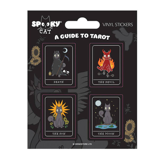 Gothic kleiner Sticker-Set Gothic Cat