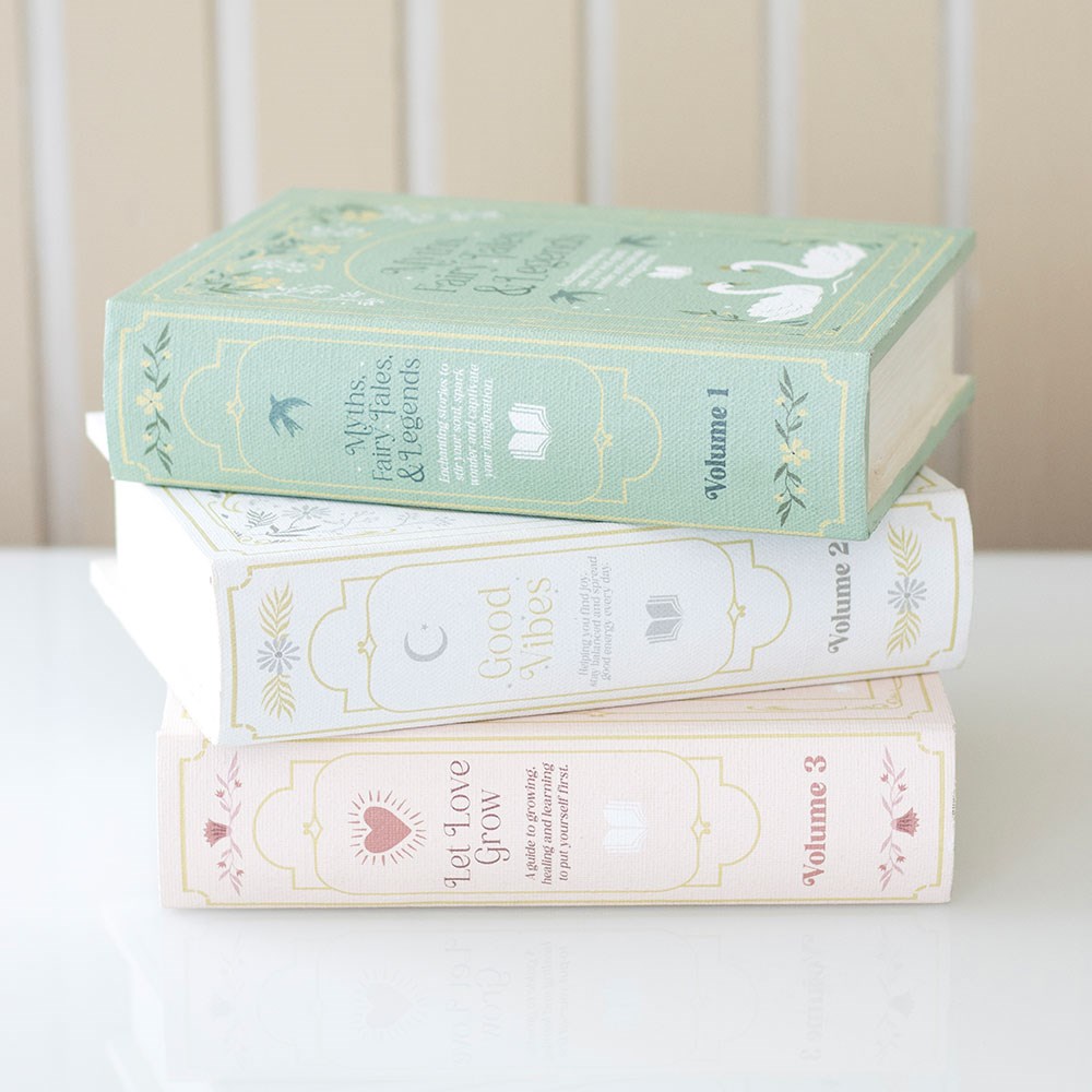 "The Book Club" vintage Aufbewahrungsbox Schwan romantisch grün