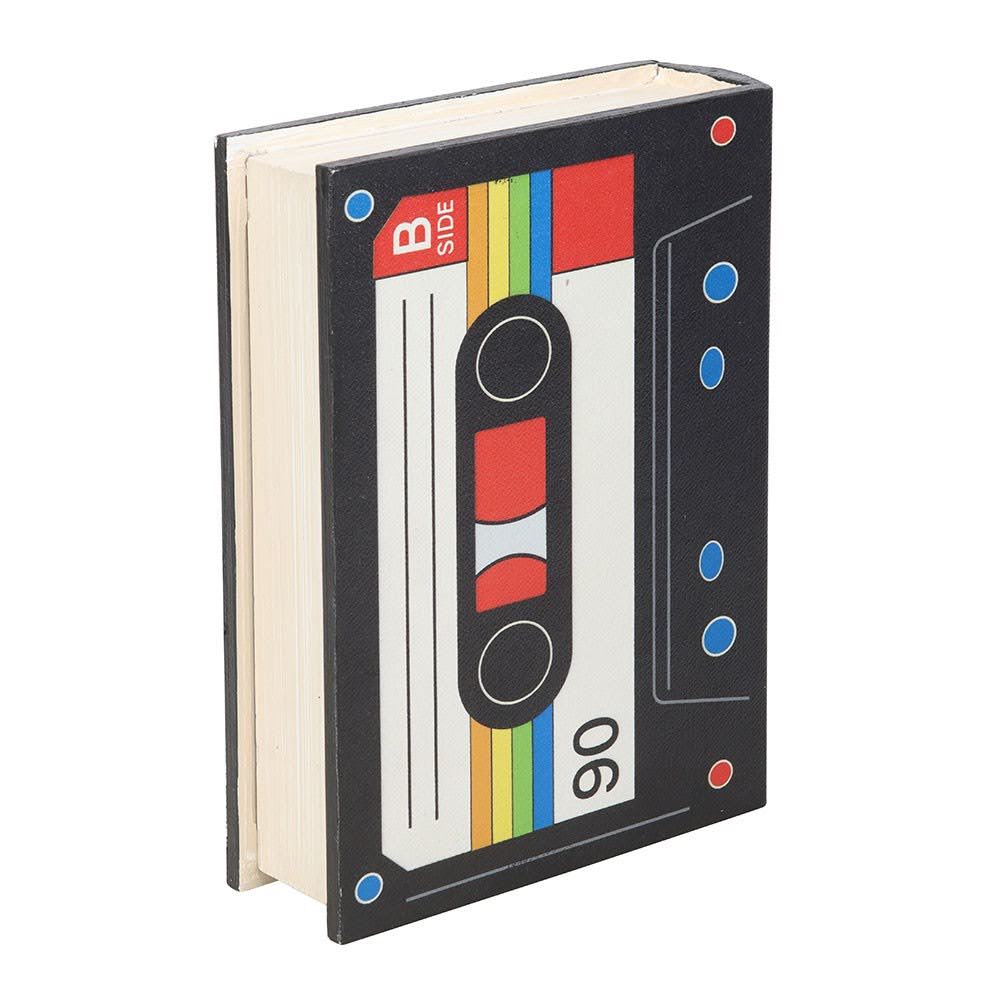 Aufbewahrungsbox in Retro-Kassettenform vintage Deko 80s