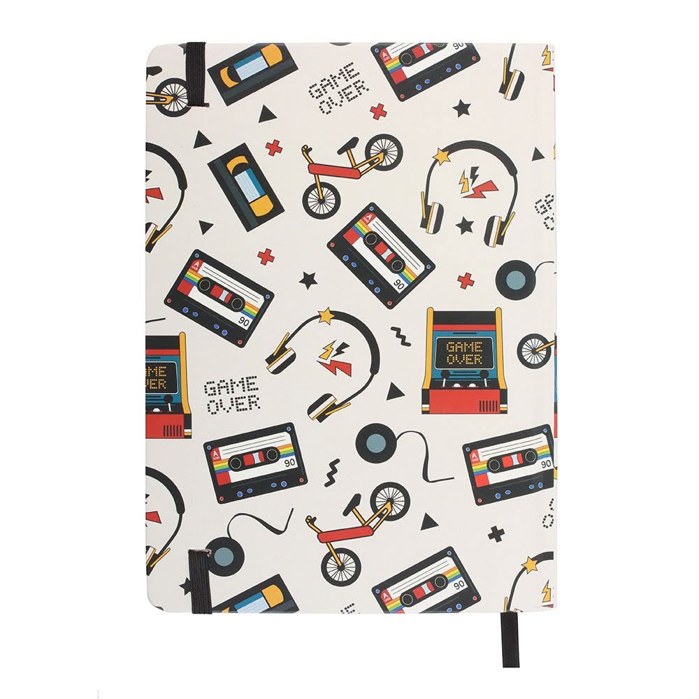 Retro Notizbuch 80s Cassetten BMX-Rad A5