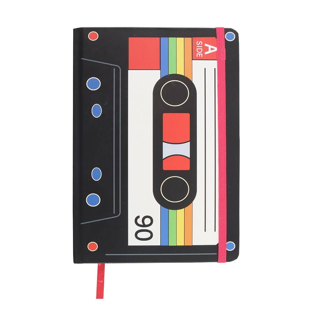 Retro Notizbuch 80s Cassette vintage Geschenkidee A5