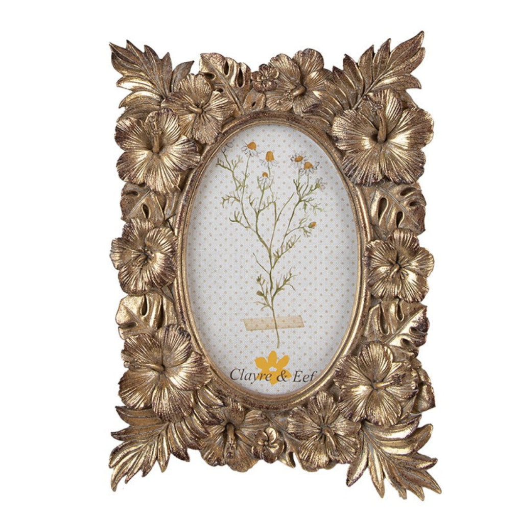 Bilderrahmen barock Blätter & Blumen 10x15