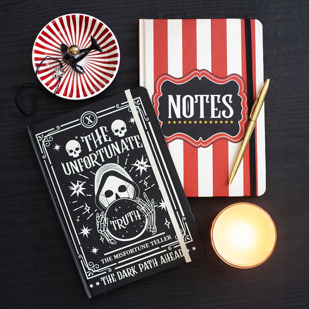 The Misfortune Teller A5 Notebook - Gothic Hardcover Notizbuch