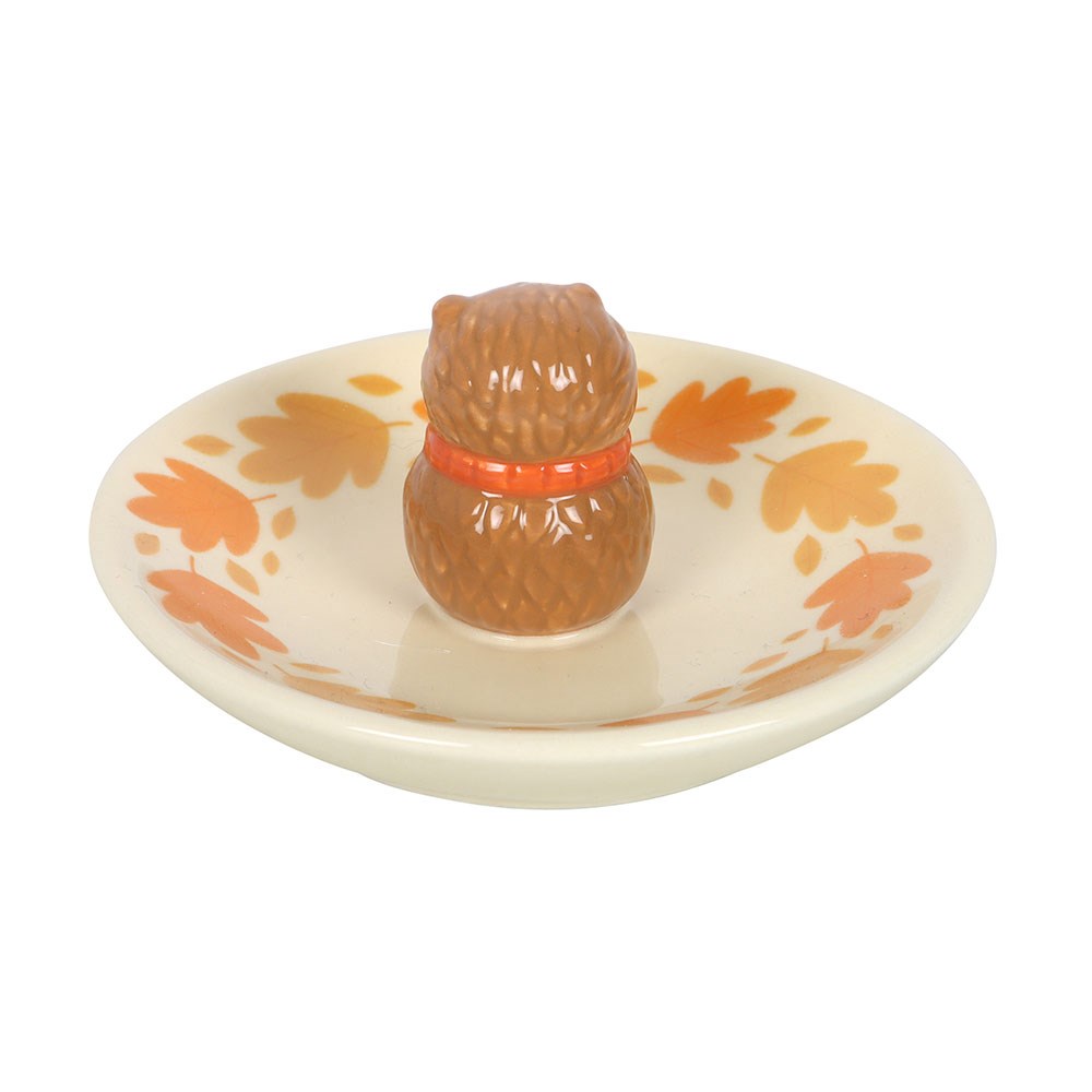 Süße Igel Schmuckschale Herbst Deko vintage