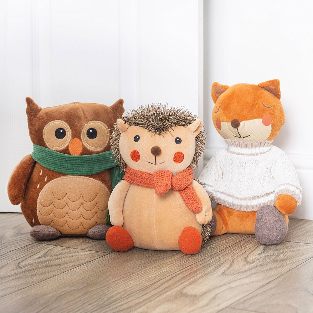 Plüschtier Eule Türstopper – Eule Oliver - Vintage