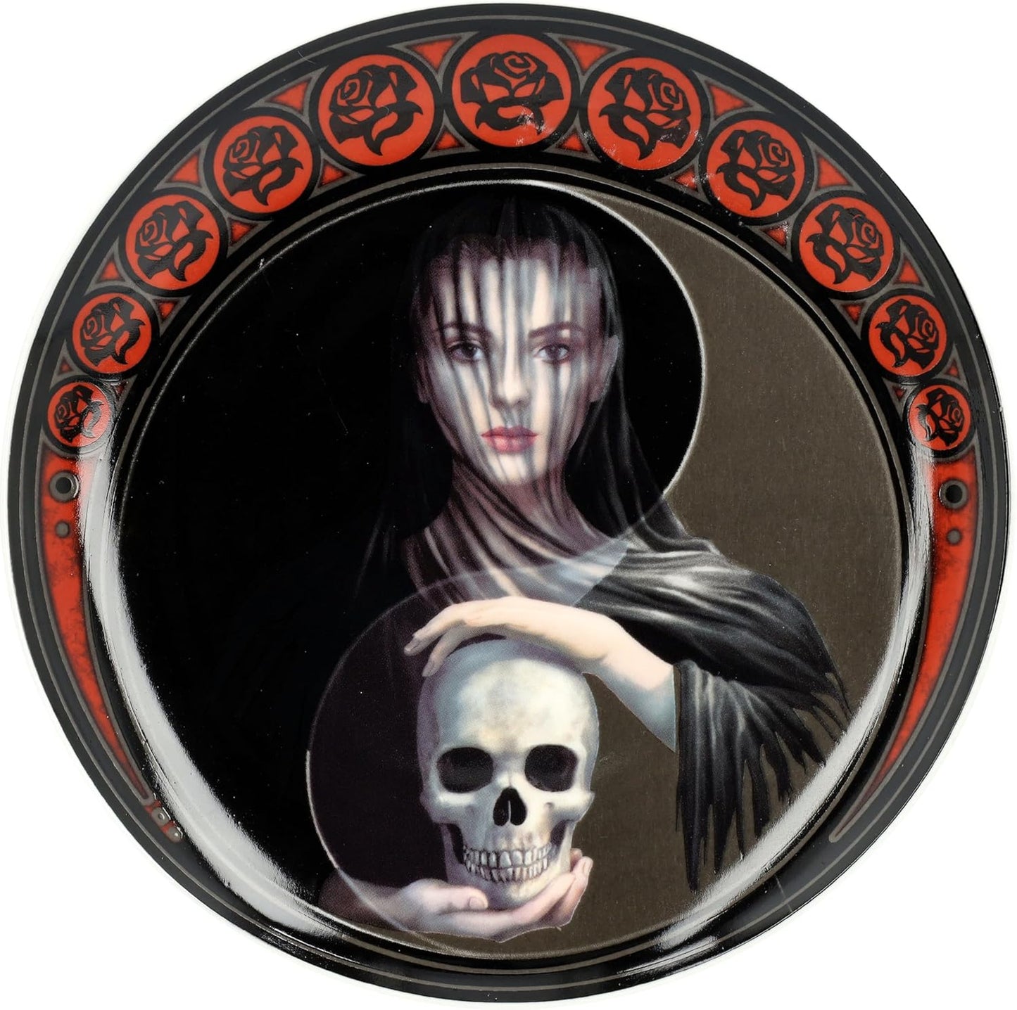 Dekoteller Set Anne Stokes 4 Stück "Dance with Dead" 18 cm