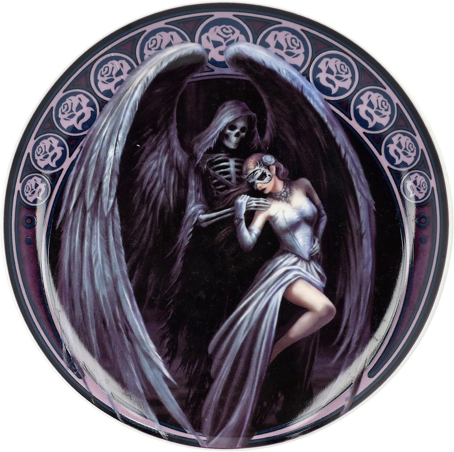 Dekoteller Set Anne Stokes 4 Stück "Dance with Dead" 18 cm