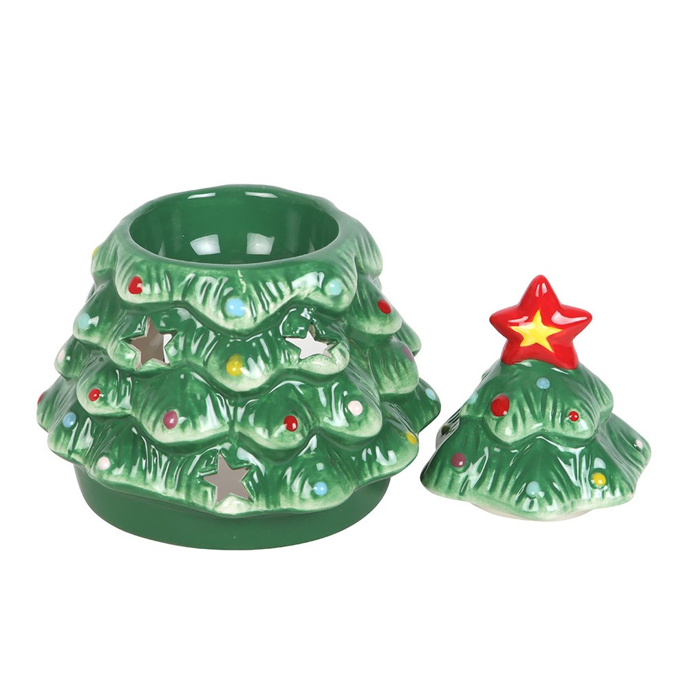 Nostalgischer Ölbrenner 3D als Weihnachtsbaum