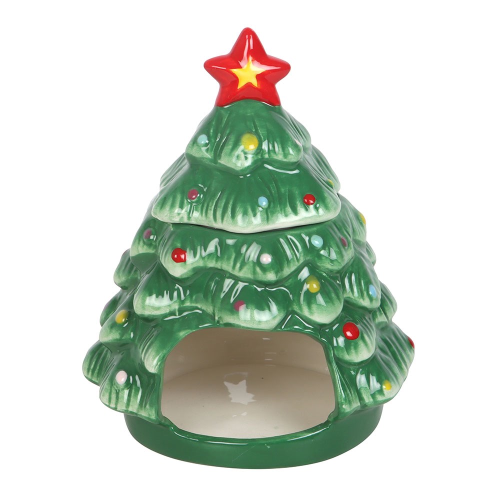 Nostalgischer Ölbrenner 3D als Weihnachtsbaum