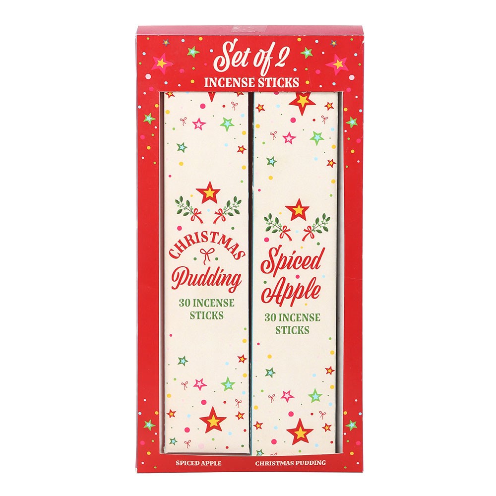 Nostalgisches Set mit 2 Räucherstäbchenpackungen Weihnachten