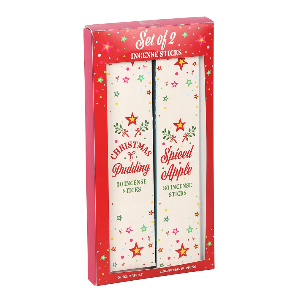 Nostalgisches Set mit 2 Räucherstäbchenpackungen Weihnachten