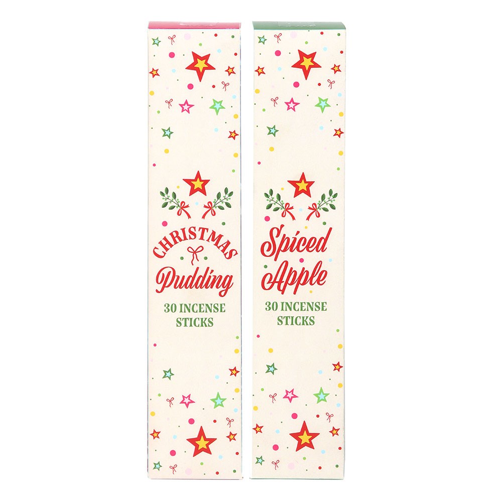 Nostalgisches Set mit 2 Räucherstäbchenpackungen Weihnachten