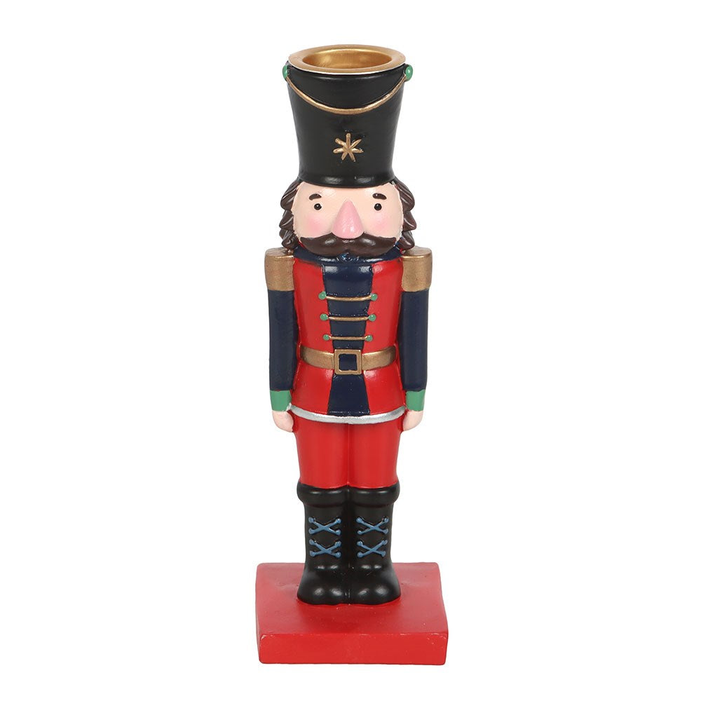 Festlicher Nussknacker Kerzenständer vintage Weihnachten