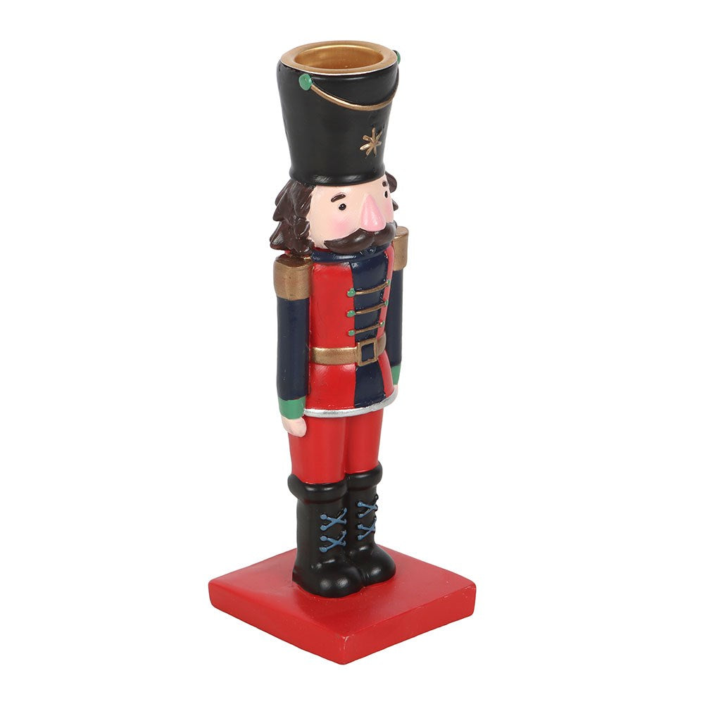 Festlicher Nussknacker Kerzenständer vintage Weihnachten