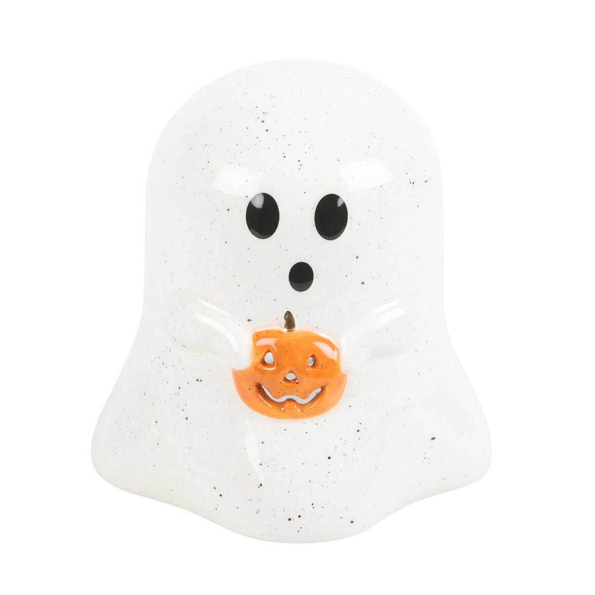 Süßer Geister Kürbis Teelichthalter Halloween 11 cm