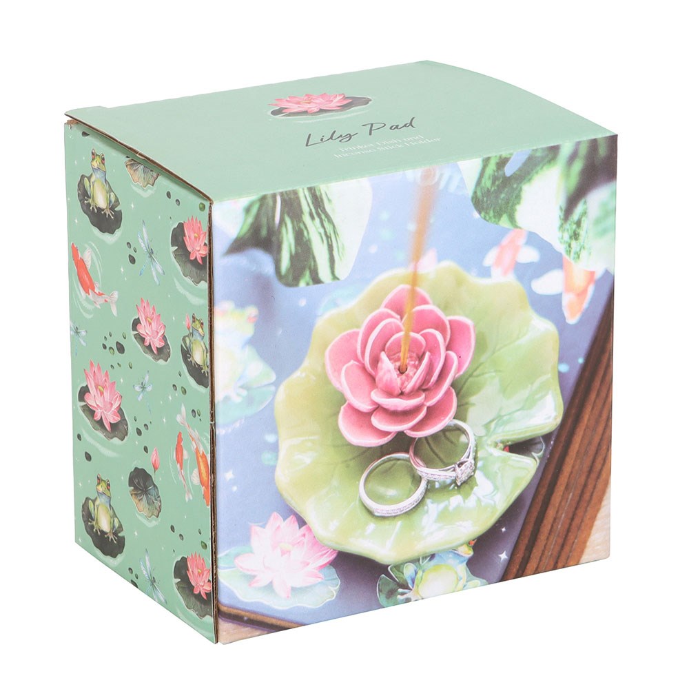 Vintage Räucherstäbchenhalter / Schmuckschale Seerose
