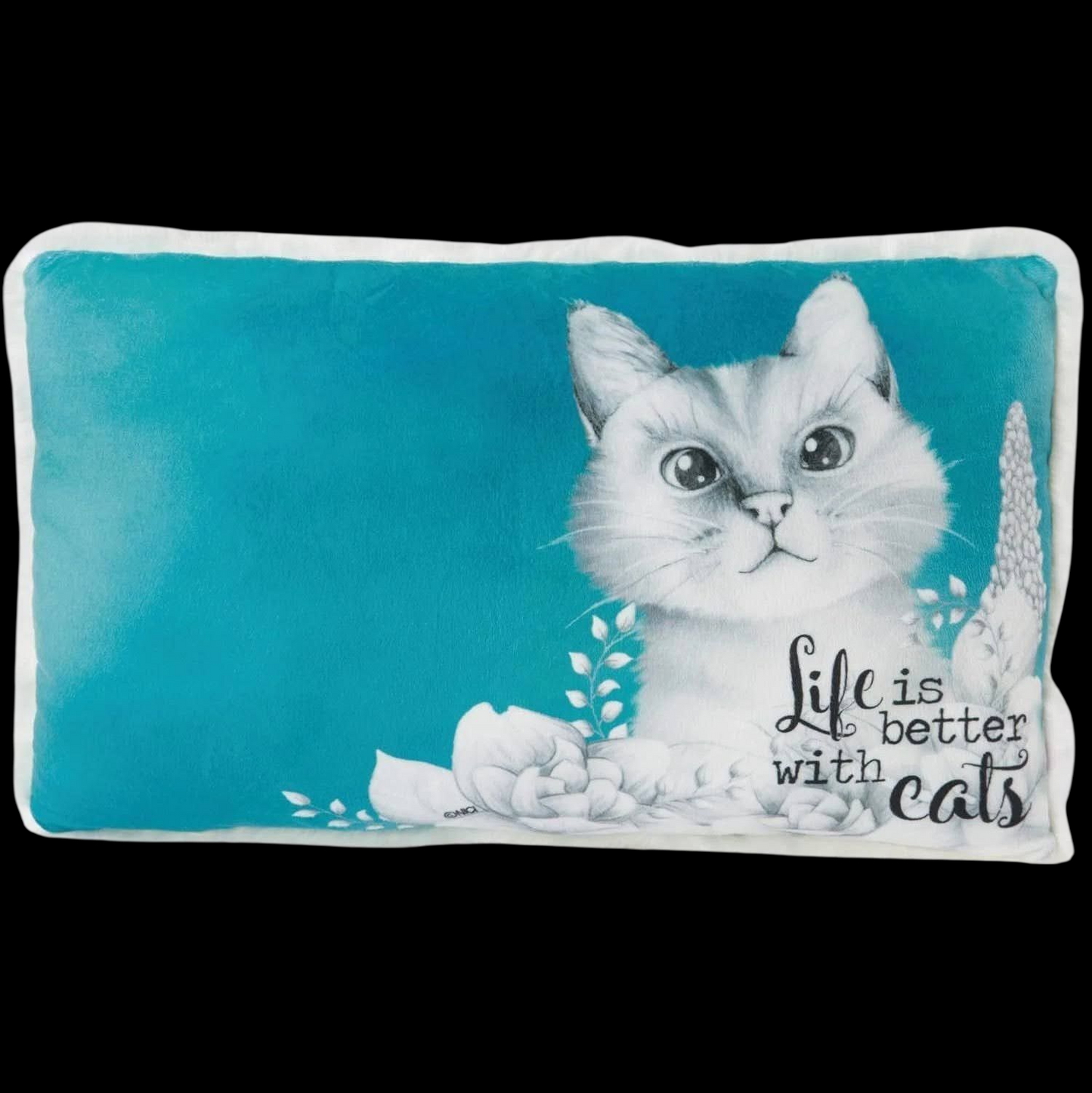 Nici rechteckiges Kissen Kissen Katze Meowlina 43x25 cm