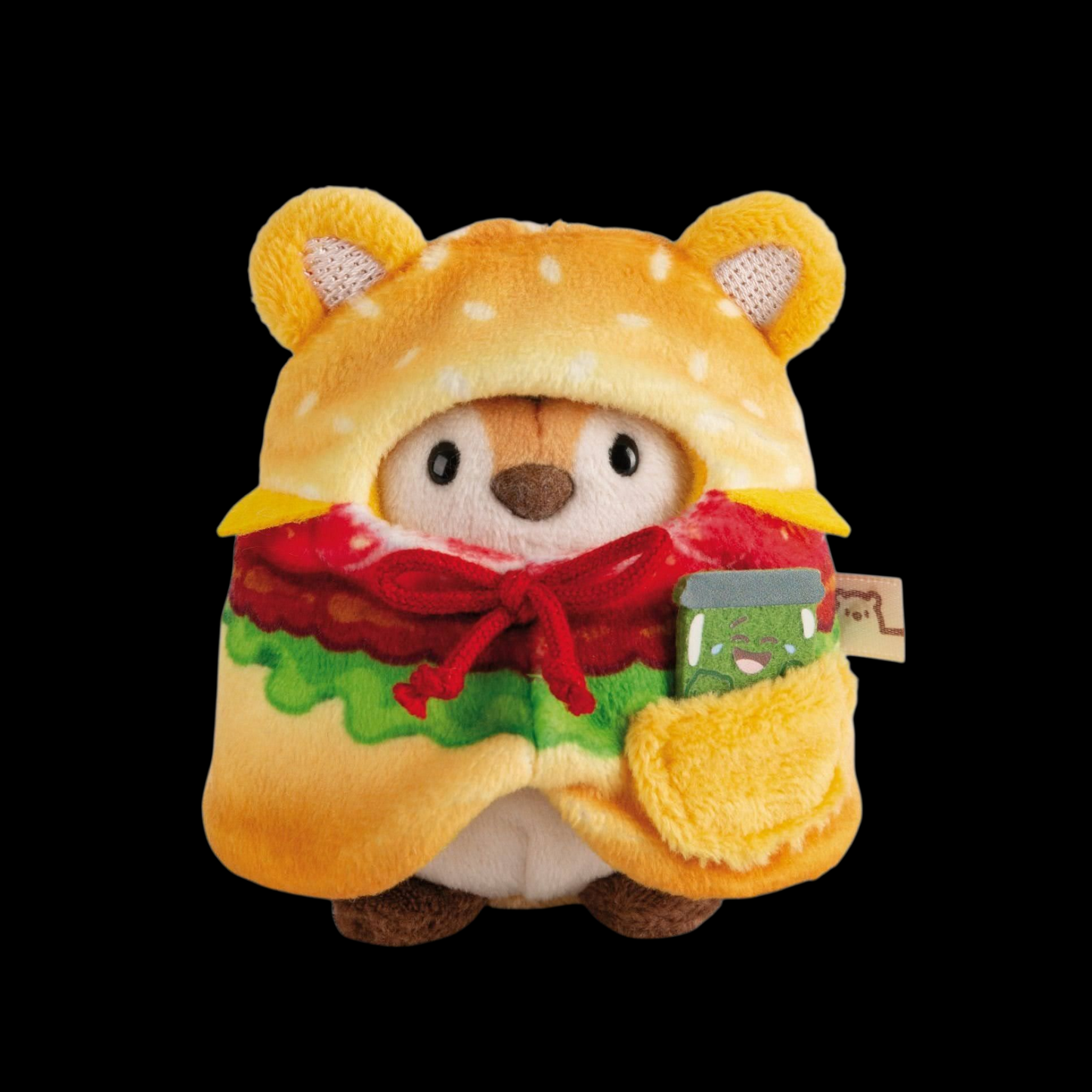 Nici Kuscheltier Set Tiger Tiggy mit Gurkenglas u. Hamburgerkostüm