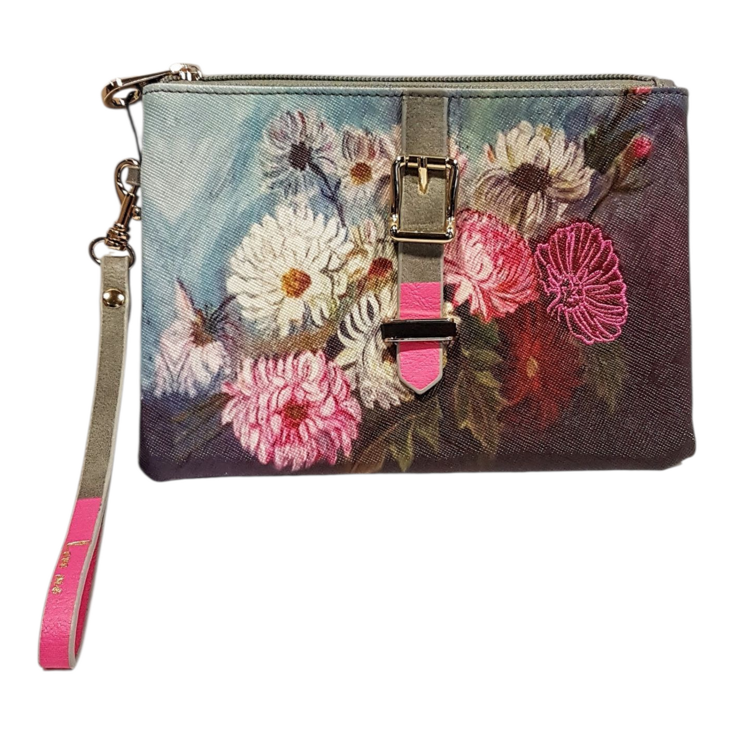Vintage Kosmetiktasche Blumen 3D
