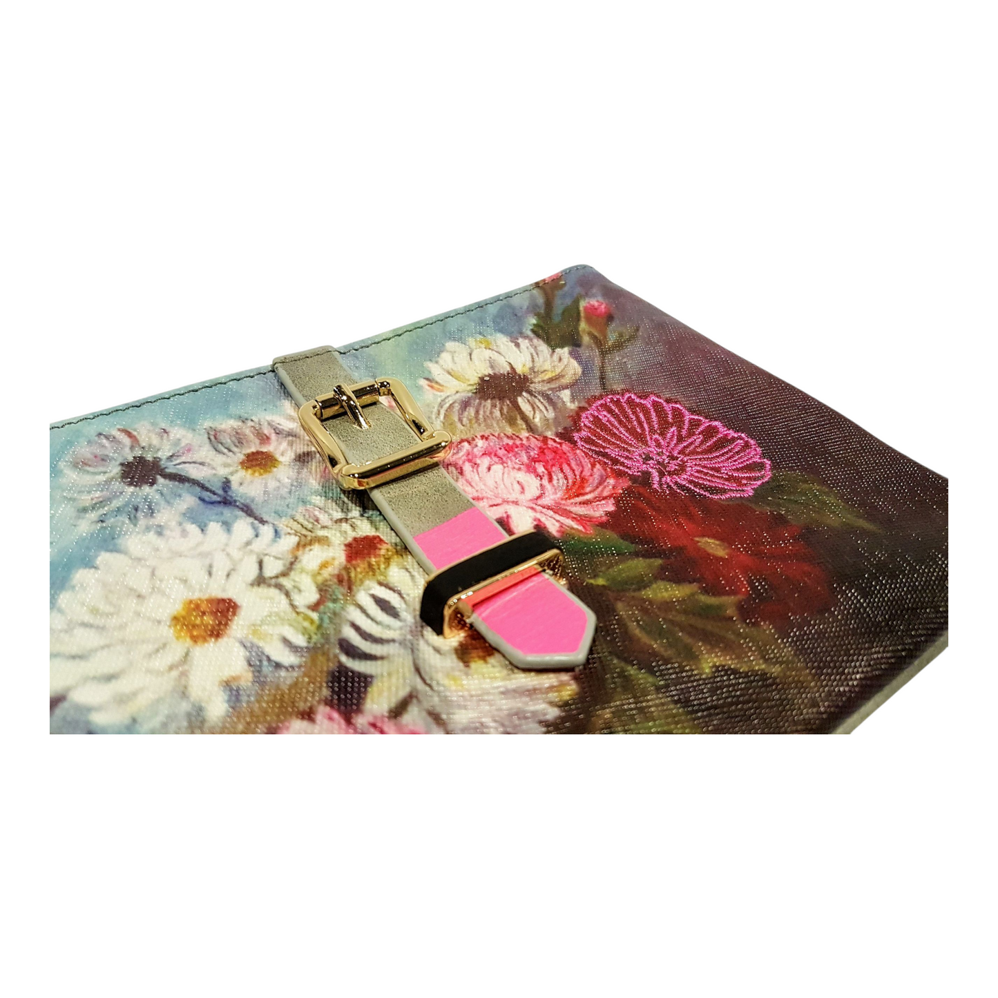 Vintage Kosmetiktasche Blumen 3D
