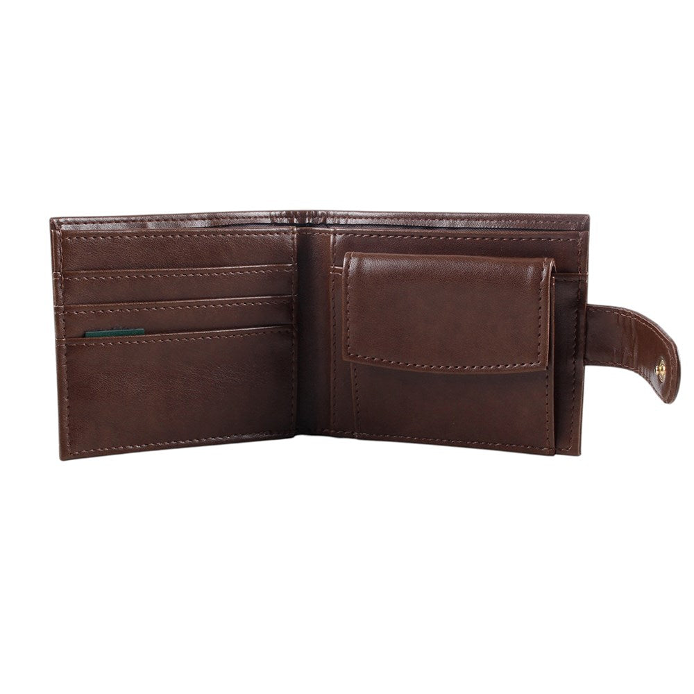 Kunstleder-Geldbörse mit keltischem Schildknoten Wikinger Geschenk Wallet
