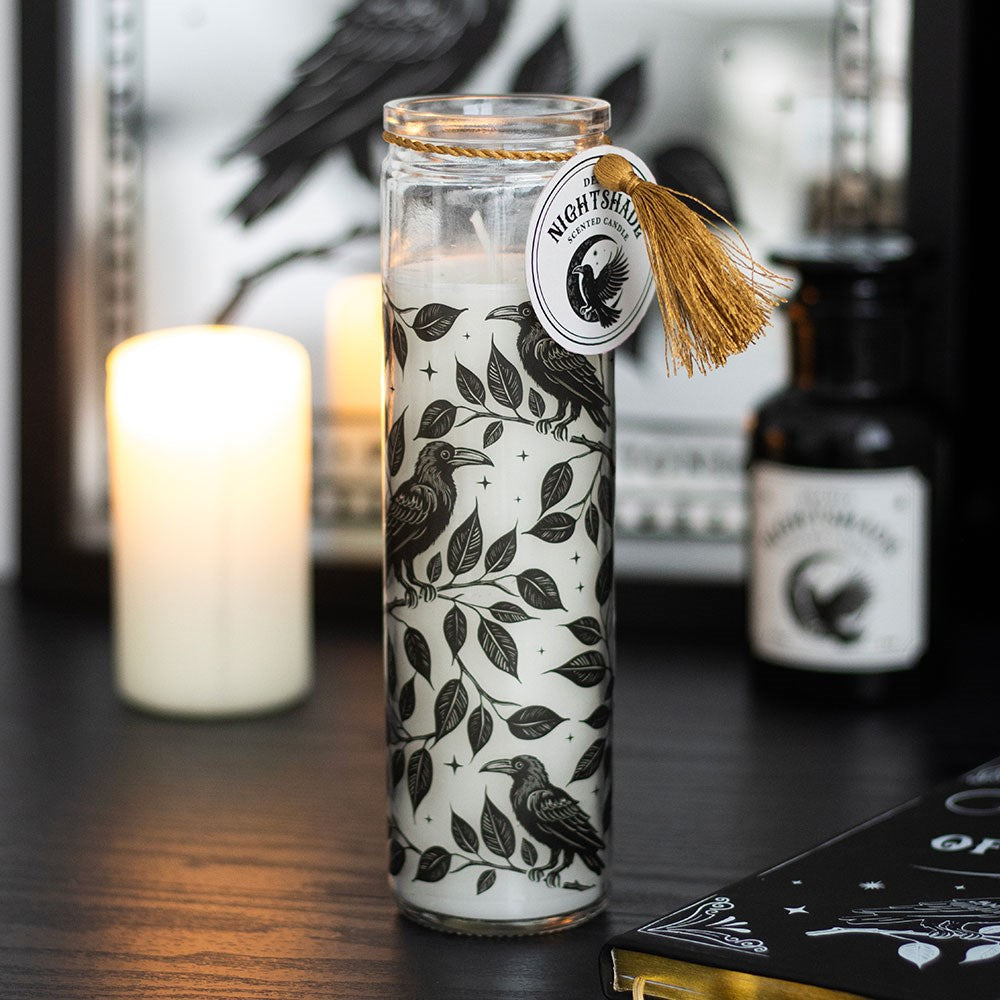 Mystic Raven Deadly Nightshade Kerze im Glas