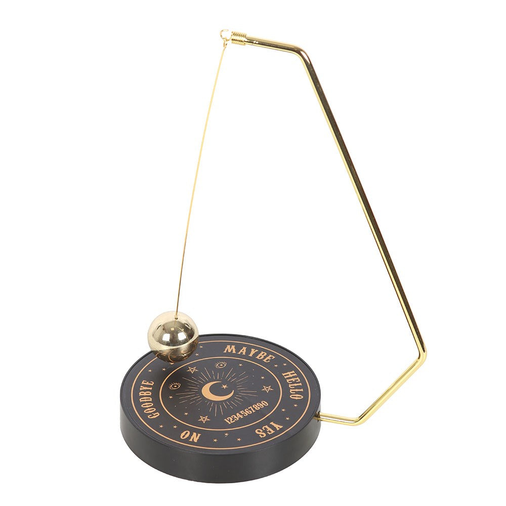 Mystisches Spirit Board Pendelbrett mit Pendel schwarz-gold