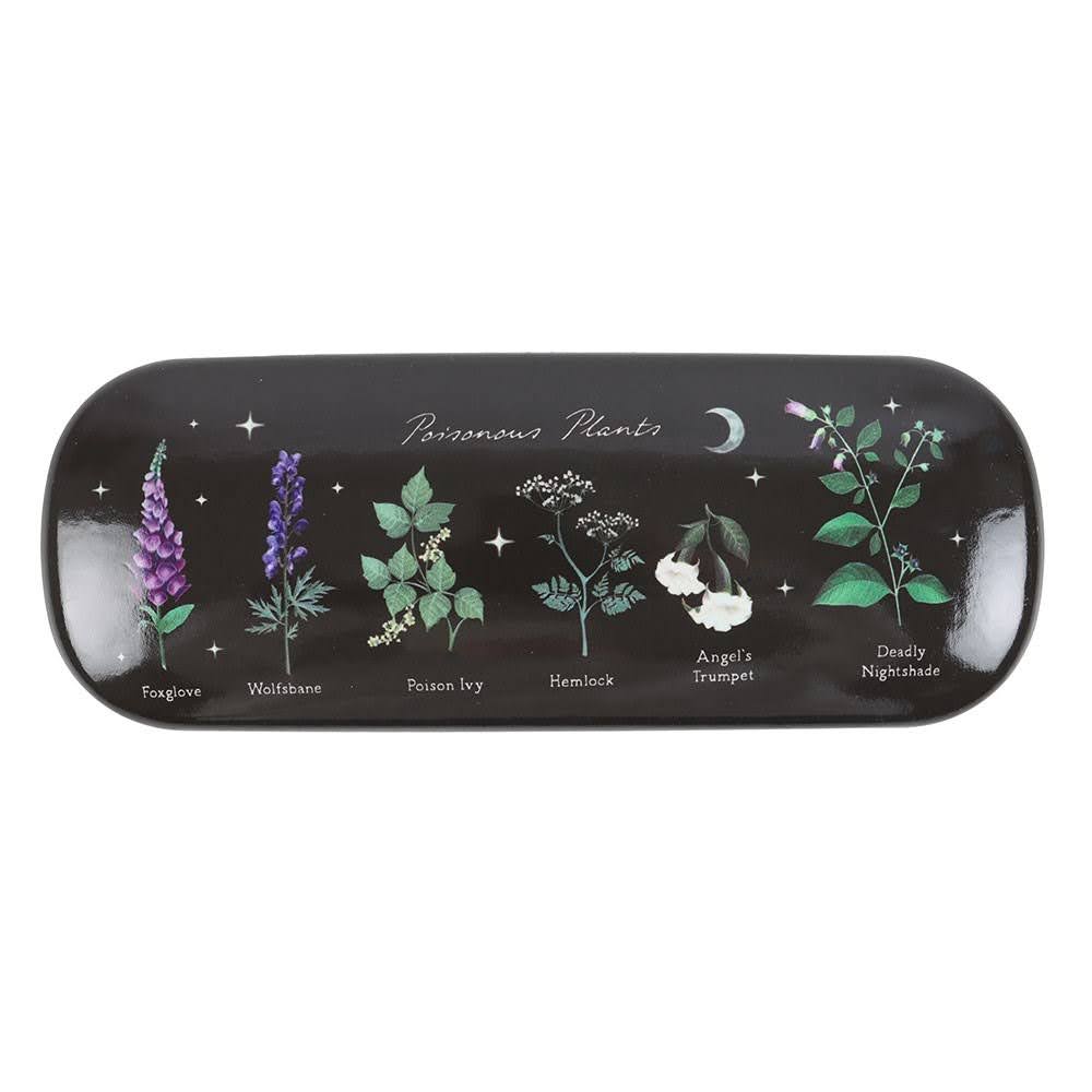 Gothic Brillenetui "Venom and Vines" schwarz Giftpflanzen