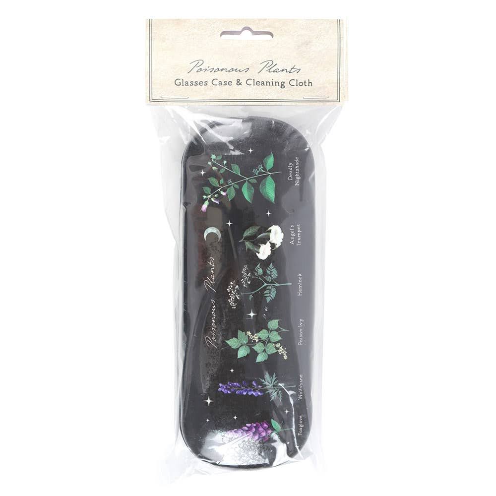 Gothic Brillenetui "Venom and Vines" schwarz Giftpflanzen