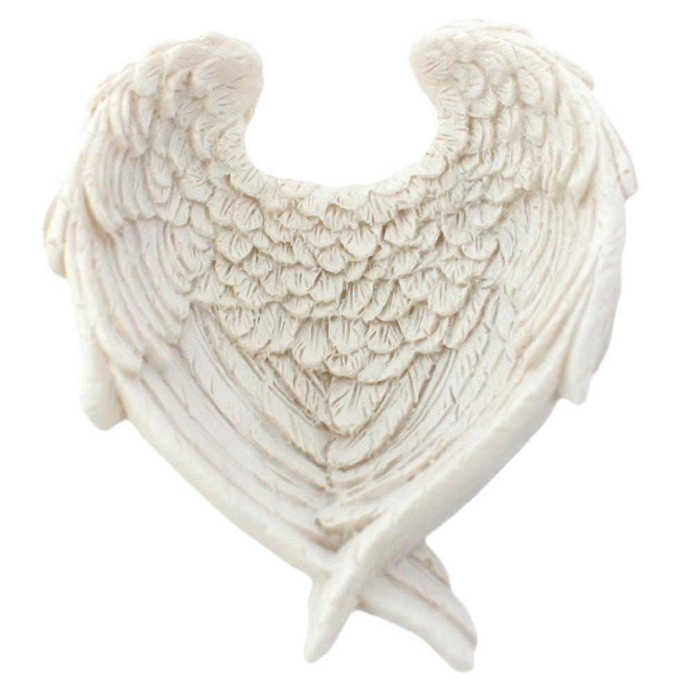 Kleine Schmuckschale Engelsflügel 7 x8 cm