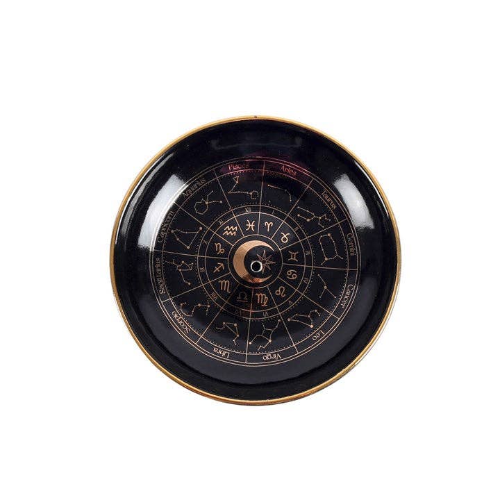 Astrologie Wheel Räucherstäbchenhalter Schale
