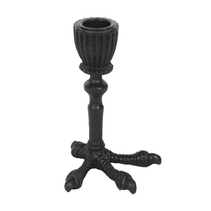 Rabenklauen Gothic Kerzenhalter für Spitzkerzen
