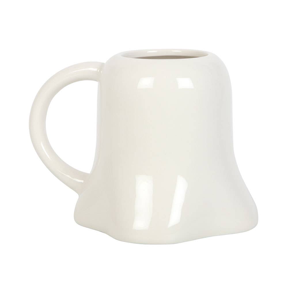 Gruselige Halloween-Tasse in Geisterform