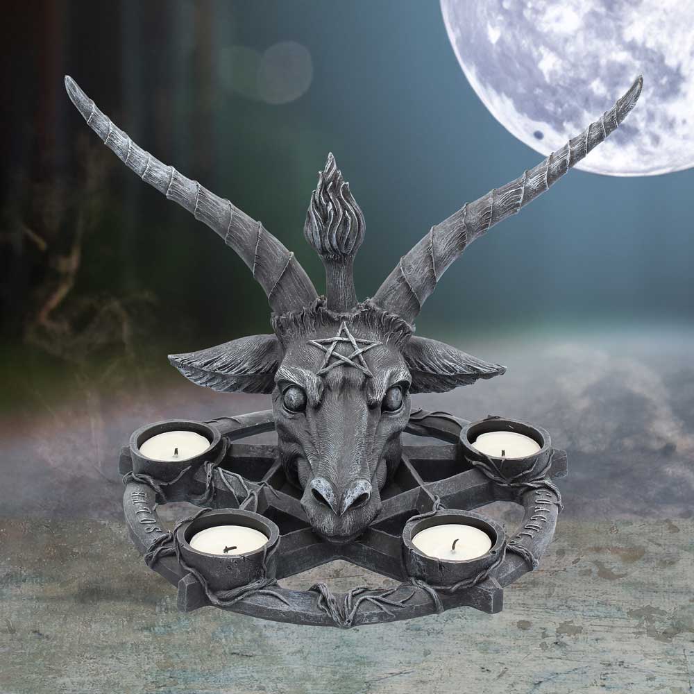 Baphomet Teelichthalter XL