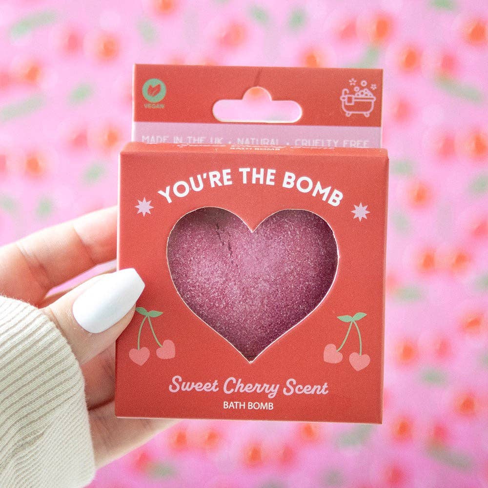 Du bist der Knaller Kirschherz Valentinstag Badebombe