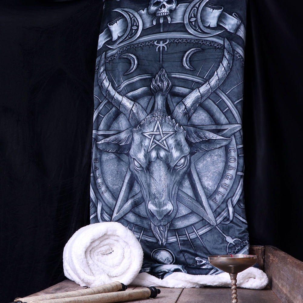 Baphomet Kuscheldecke 160 x 140 cm