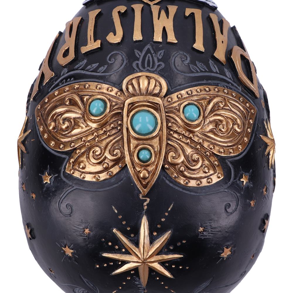Mystischer Destiny Palmistry Skull – Tarot Totenkopf 18 cm Gothic Deko Tarotkarten