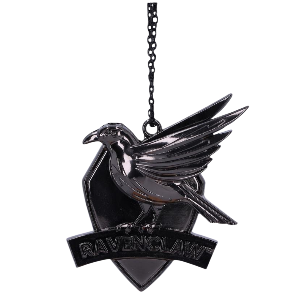 Harry Potter Ravenclaw – Silberfarbener Wappen-Anhänger 7 cm Christbaumschmuck Fantasy