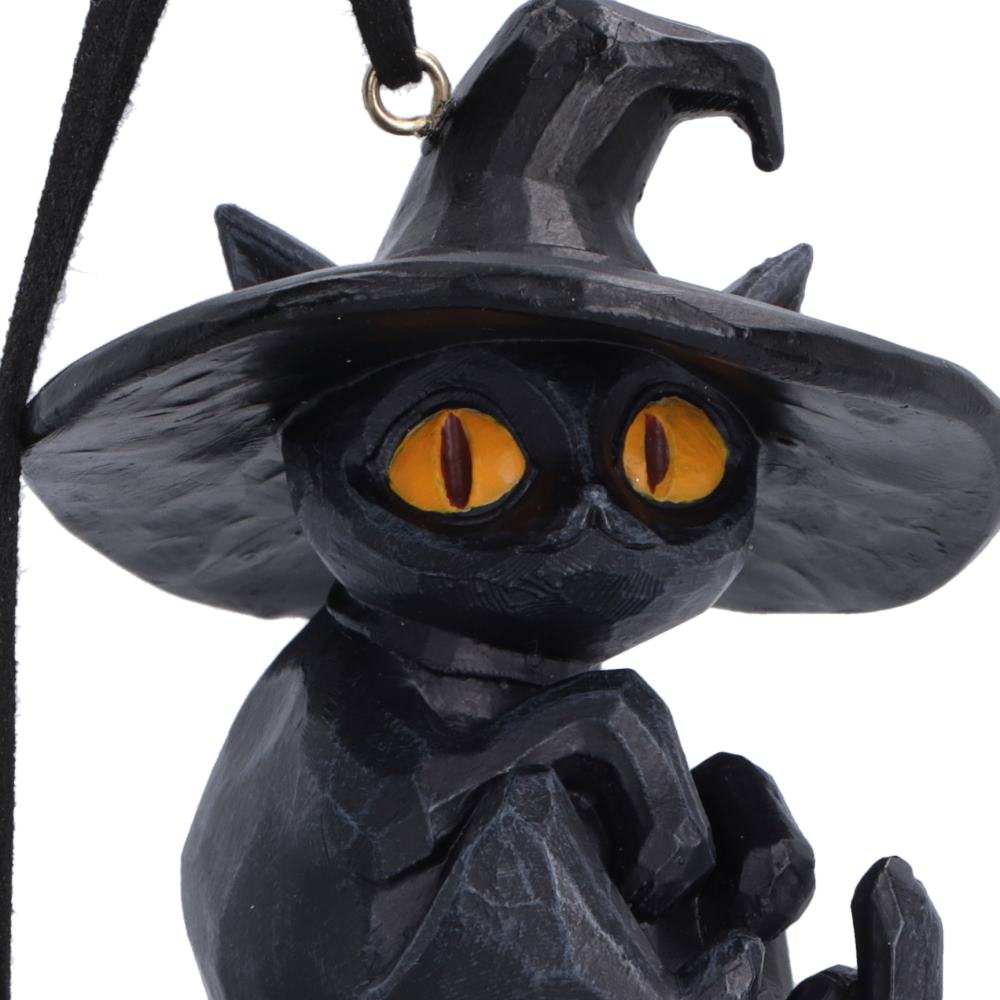 Curse and Claw Gothic Weihnachtsanhänger – 2 schwarze Katzen