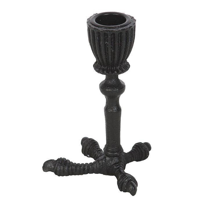 Rabenklauen Gothic Kerzenhalter für Spitzkerzen