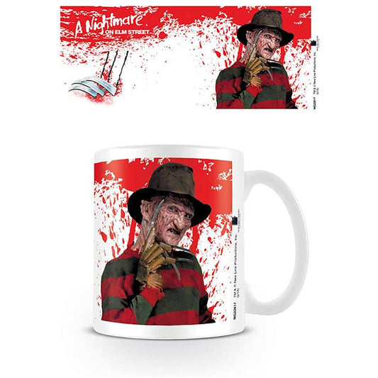Tasse „A Nightmare on Elm Street“ (Freddy Krüger), weiß 315 ml