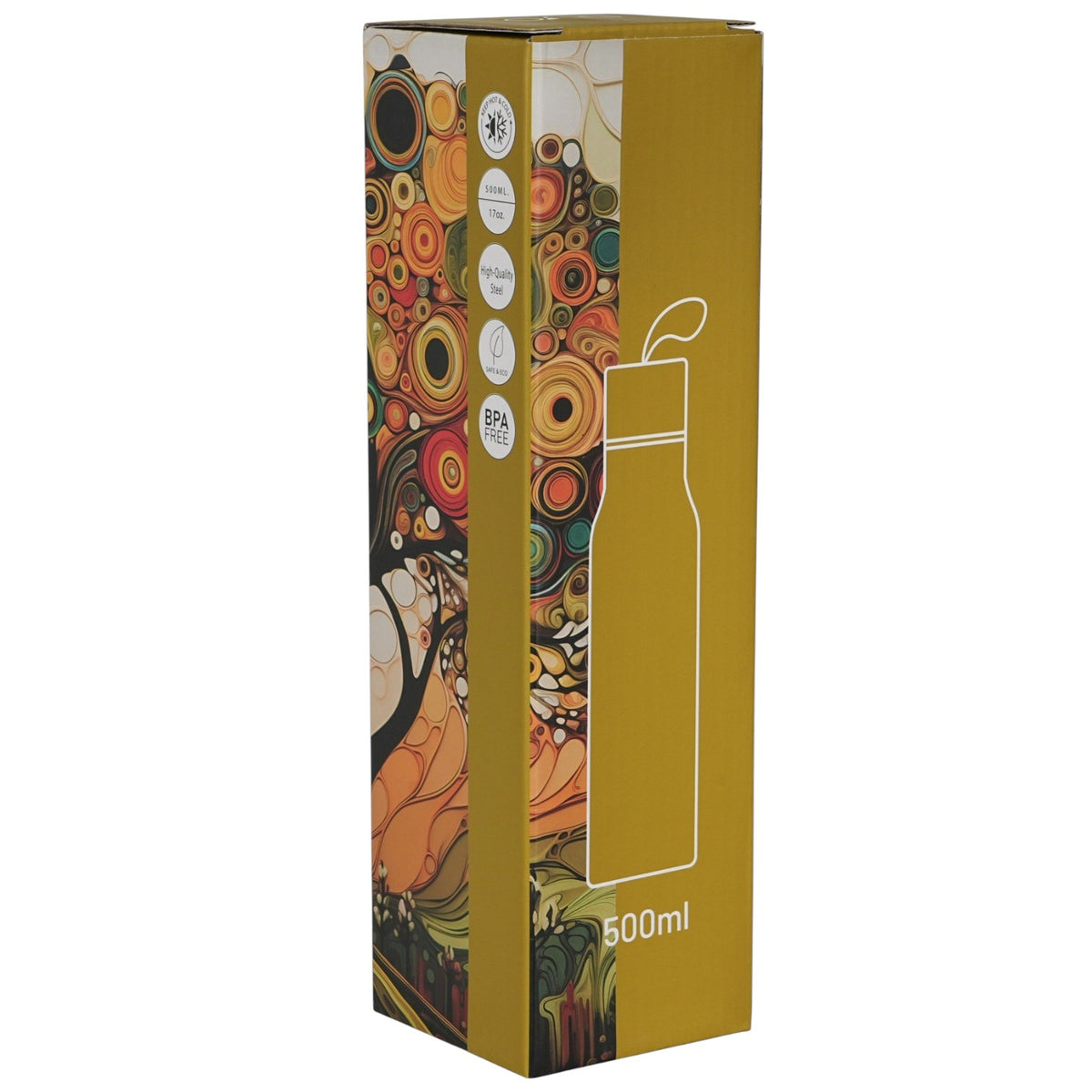 Thermosflasche „Tree“ Modern 500 ml, Edelstahl