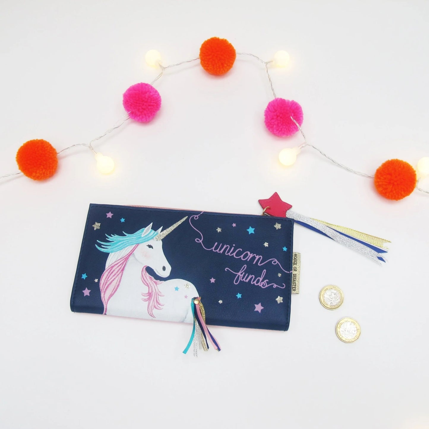 Süße Einhorn Unicorn Geldbörse Candy Pop