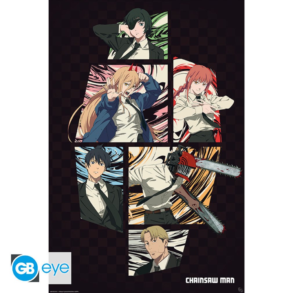Poster 91,5 x 61 cm Chainsaw Man - Division 4
