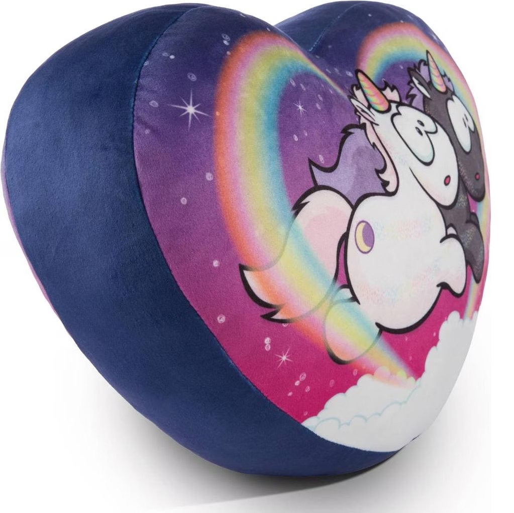 Nici Herz-Kissen Einhörner Star Bringer & Moon Keeper 40x28