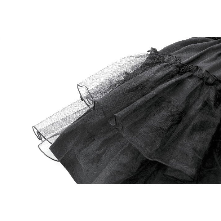 Gothic romantischer "Shadow Rose" Petticoat Dark in Love
