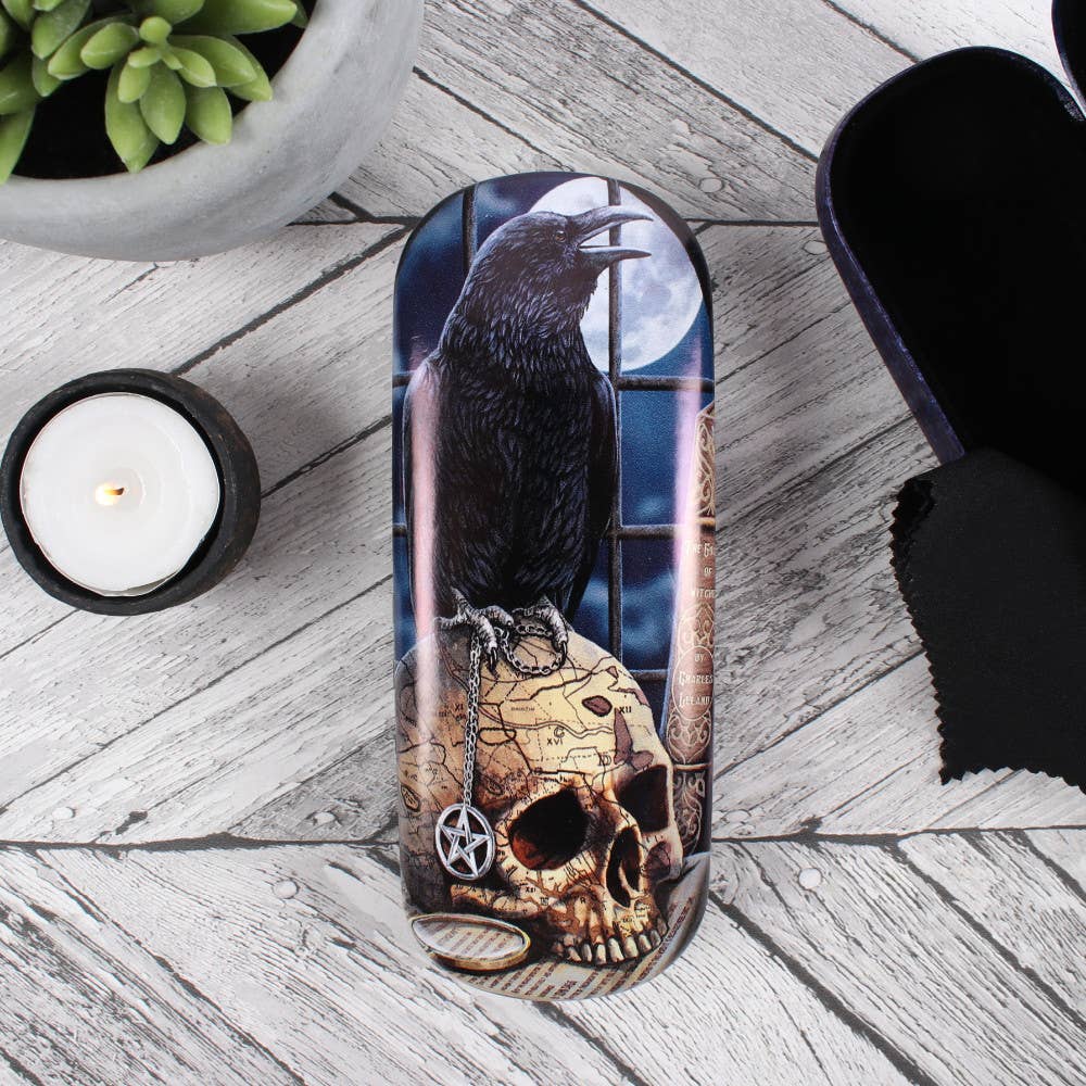 Salem Gothic Raven Brillenetui von Lisa Parker