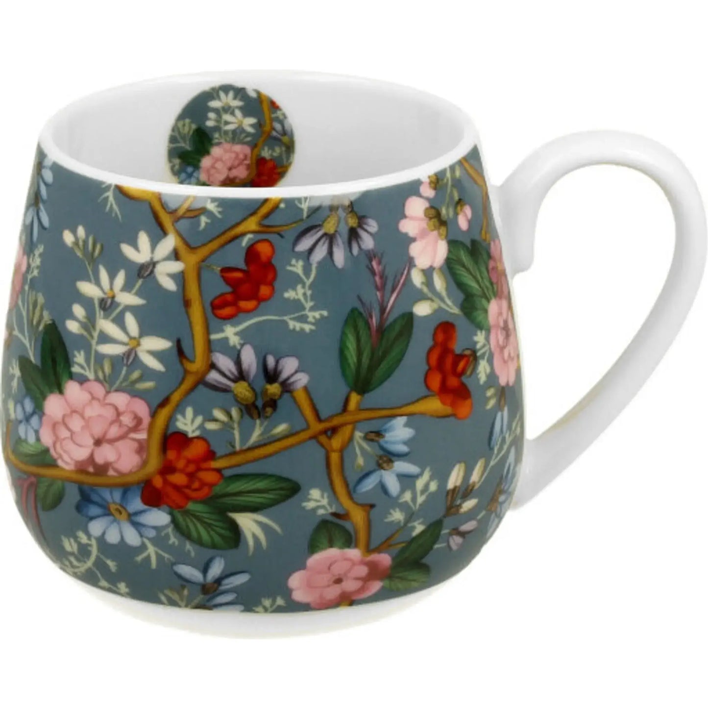 Vintage Duo Faßbecher 430 ml Blumen Japan