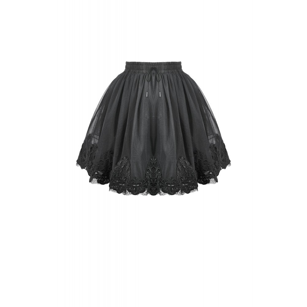 Gothic romantischer "Shadow Rose" Petticoat Dark in Love