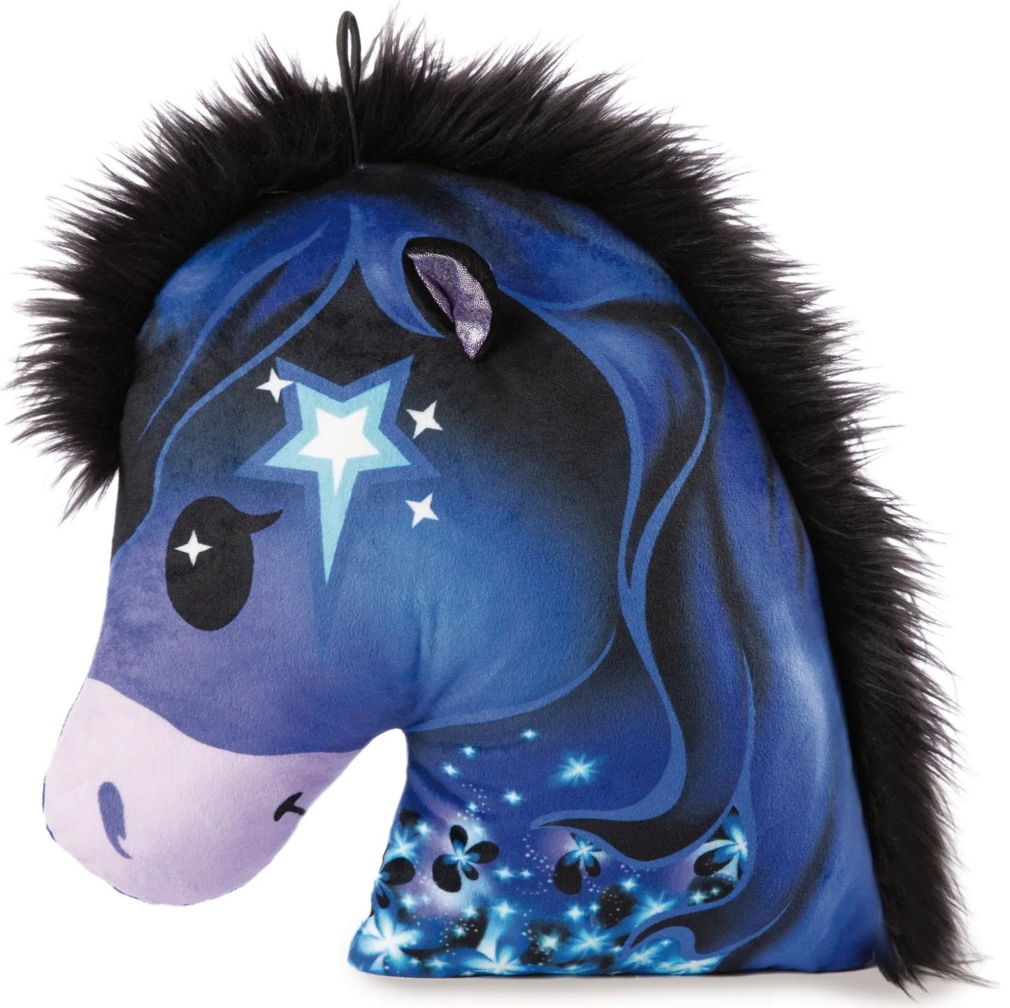 Nici Kissen Pony Starflower mit Band 33x33cm
